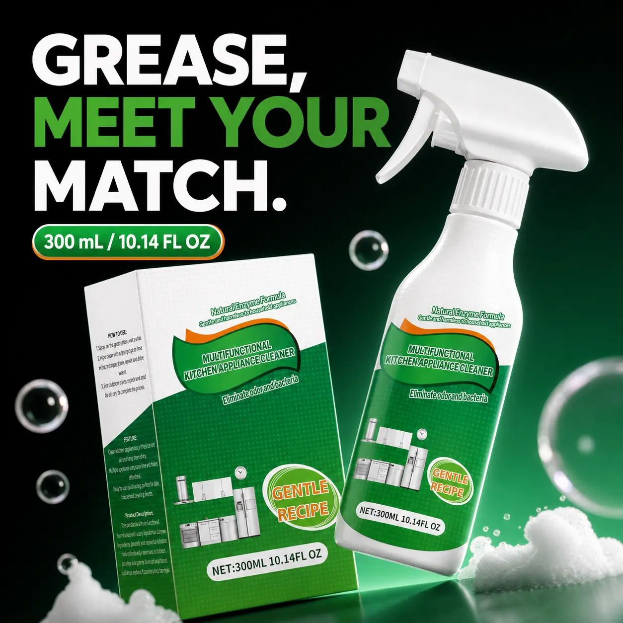 Scented Multi-Functional Cleaner for All Kitchen Appliances