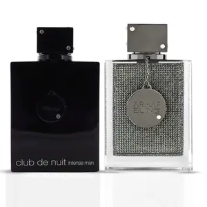Club De Nuit Intense for Men 105ml (3.6 oz) & Club de Nuit Bling Eau de Parfum Spray 75ml (2.5 oz) by Armaf (Bundle)
