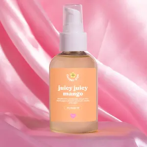 Juicy Juicy Mango Scented Body Oil - Scented Vitamin E Body Oil + Moisturizing + Natural Skincare - Dry Body Oil - Fruity, Sweet, Mango Scent