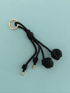 Braided Knot Design Bag Charm, Simple Plain Nylon Rope Bag Charm, Casual Versatile Bag Charm for Women & Men, Perfect for Purse, Bag, Purse Accessories, Accessories For Bags, Bag Pendant