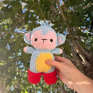 Monkey Crochet Plush