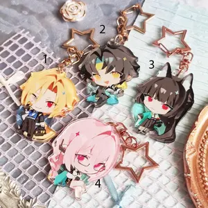 ZZZ Chibi Keychains | Zenless Zone Zero Harumasa Miyabi Yanagi Hugo Vlad
