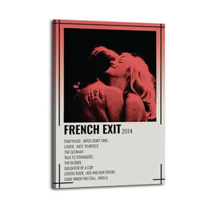 TV Girl French Exit Poster Canvas Oil Decor Wall Art Painting Modern Aesthetic Print Decoration Waterproof Gift Idea for Home Preferred Gift Giving Option