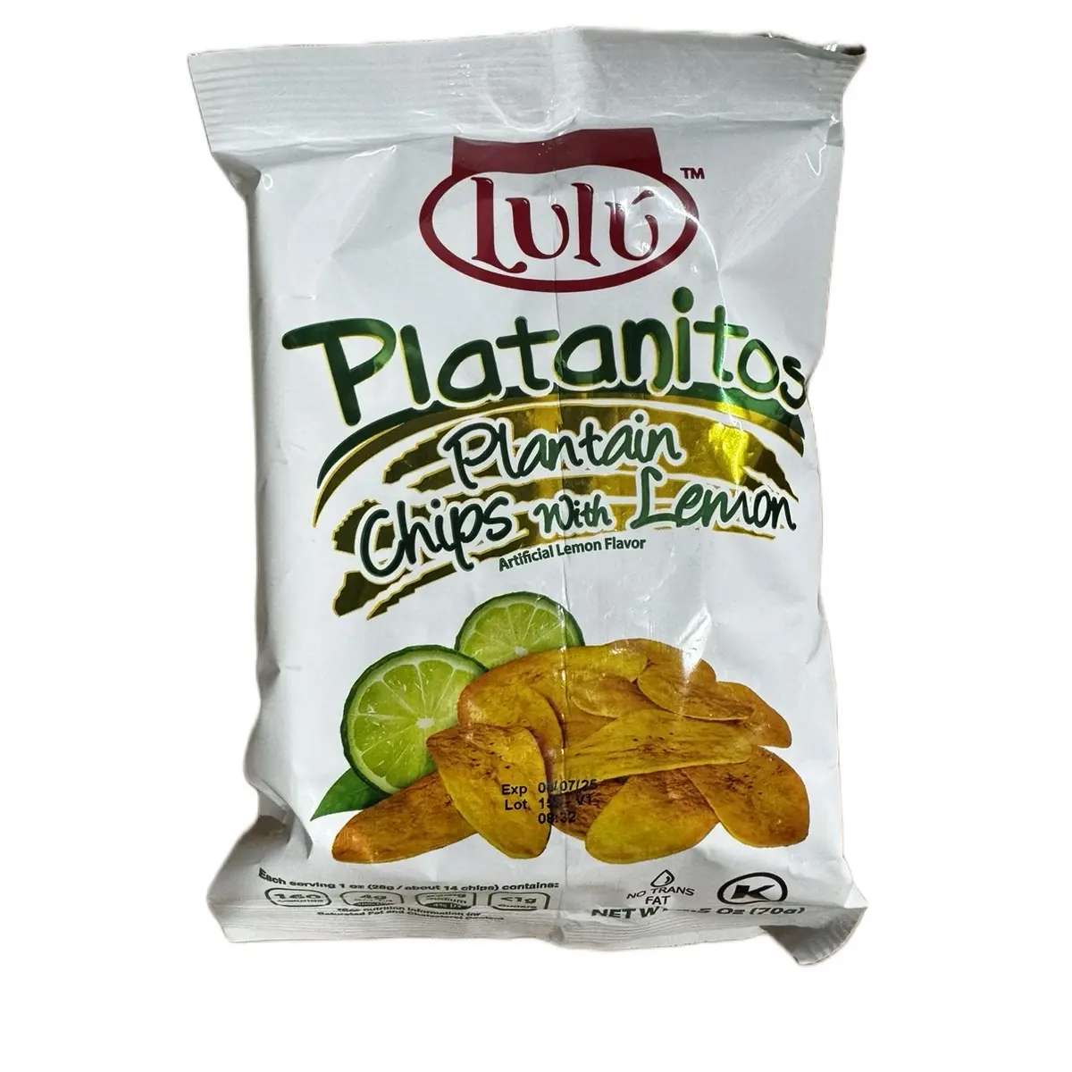 Lulu Plantain Chips - Crispy Snack for All Occasions  Crunchy Flavor Garlic
