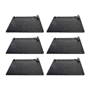 Intex 28685E Above Ground Swimming Pool Water Heater Solar Mat, Black (6 Pack)