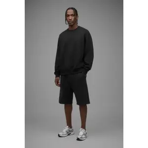 410 Oversized Crewneck - Black