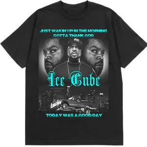 Ice Cube Streetwear Graphic Style Gift For Fans T Shirt