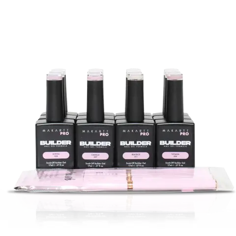 Builder Gel Collection + Liner Brushes