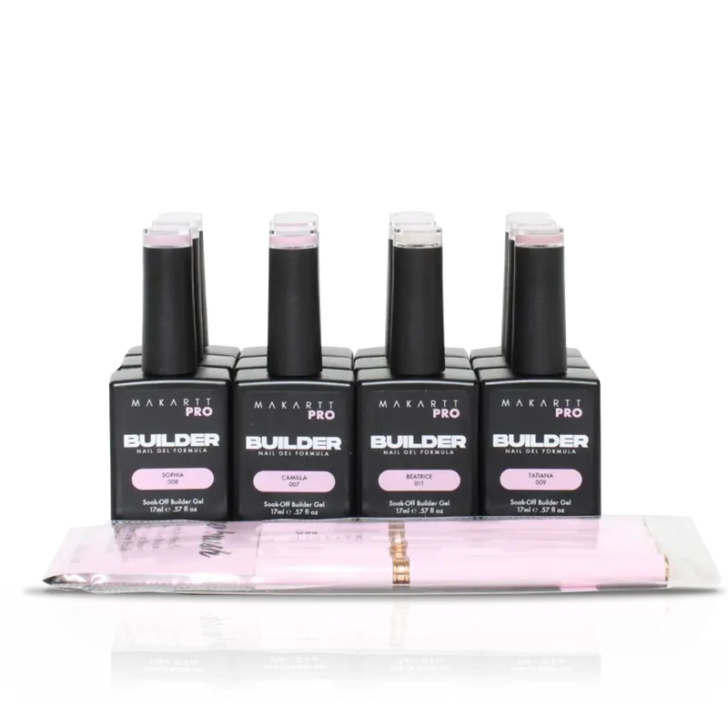 Builder Gel Collection + Liner Brushes
