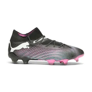 PUMA Womens Future 7 Ultimate Firm GroundArtificial Ground Soccer Cleats Cleated, Firm Ground - Black, Pink