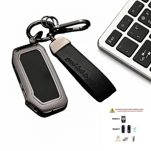 Anti-Scratch Heavy Duty Zinc Alloy Car Key Fob Cover Durable Protective Key Holder Case Compatible with Kia Ceed, Cerato, Forte, Sorento, Soul, Sportage, Telluride, Niro, K3, K5 All Models