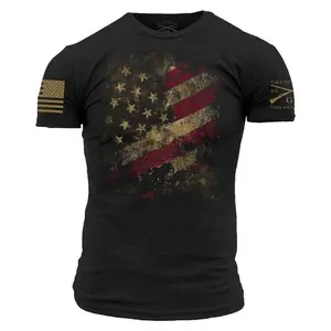 Worn Flag 2.0 T-Shirt - Black