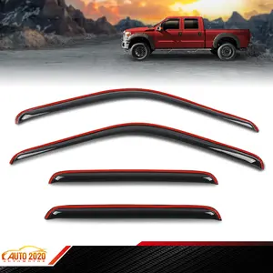 In-Channel Ventvisor Rain Guards Fits 1999-2016 Ford F-250 Super Duty SuperCrew