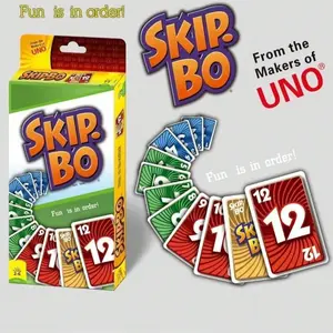 SKIP BO themed Party Card Supplies, Flip Design! Desktop games and card games, UNO board games, UNO card games, family gatherings, entertainment, UNO card games, birthday parties, Christmas