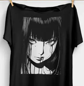 90S Anime Manga Girl Tomie T-Shirt, Japanese girl, Anime Gift For Fans