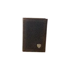 Ariat Men’s Bullhide Leather Western Utility Trifold Wallet