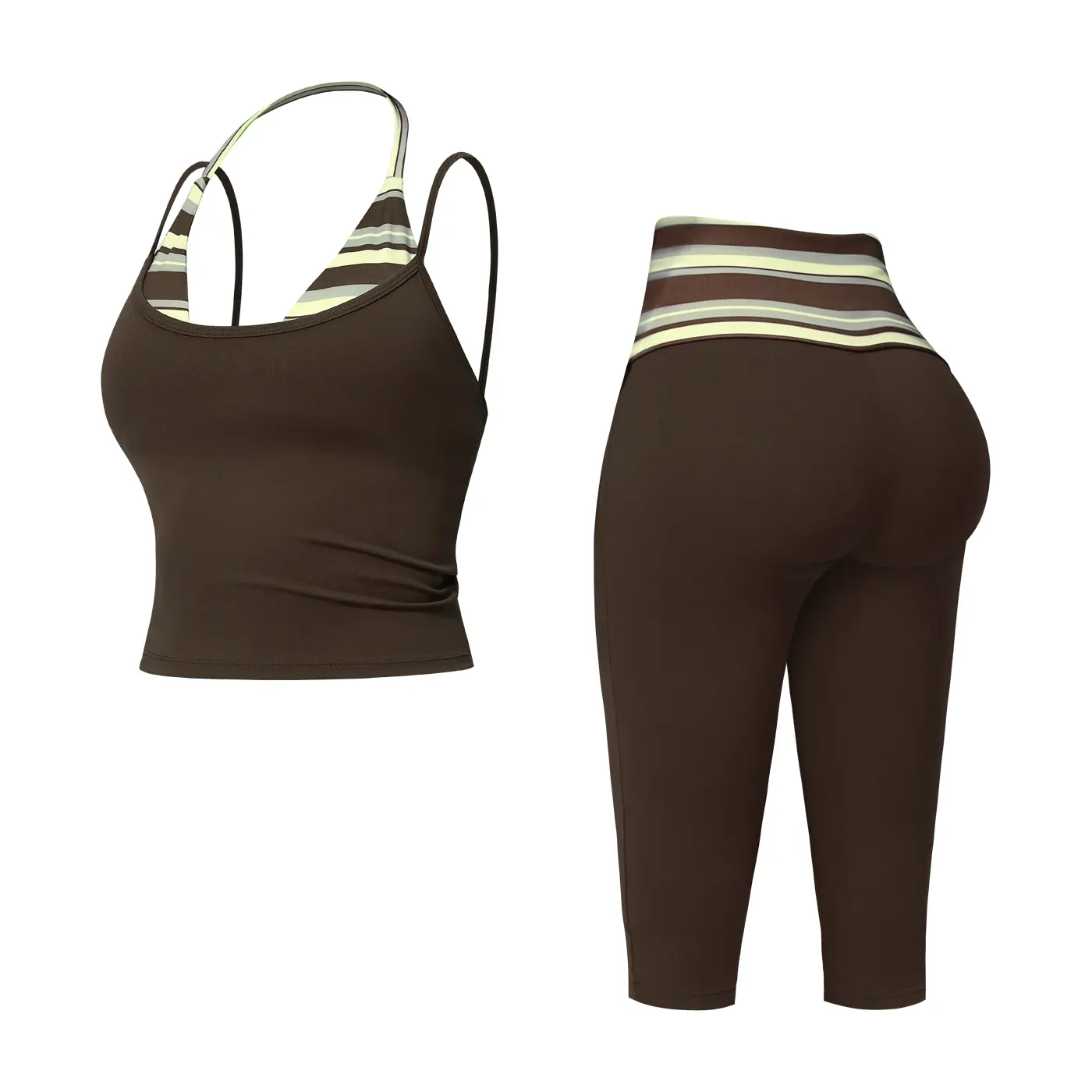Brown stripes