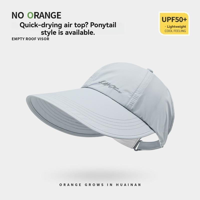 2-pack of spring/summer sun-protective baseball caps, unisex, lightweight and adjustable, Velcro closure, wide brim, suitable for all seasons, elastic design.