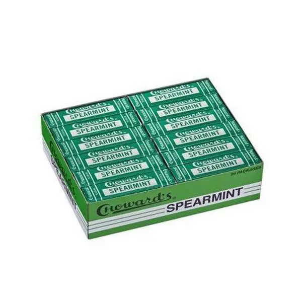 Choward Sugar Base Spearmint Mints, 24-Count Package (15 Mints Total)