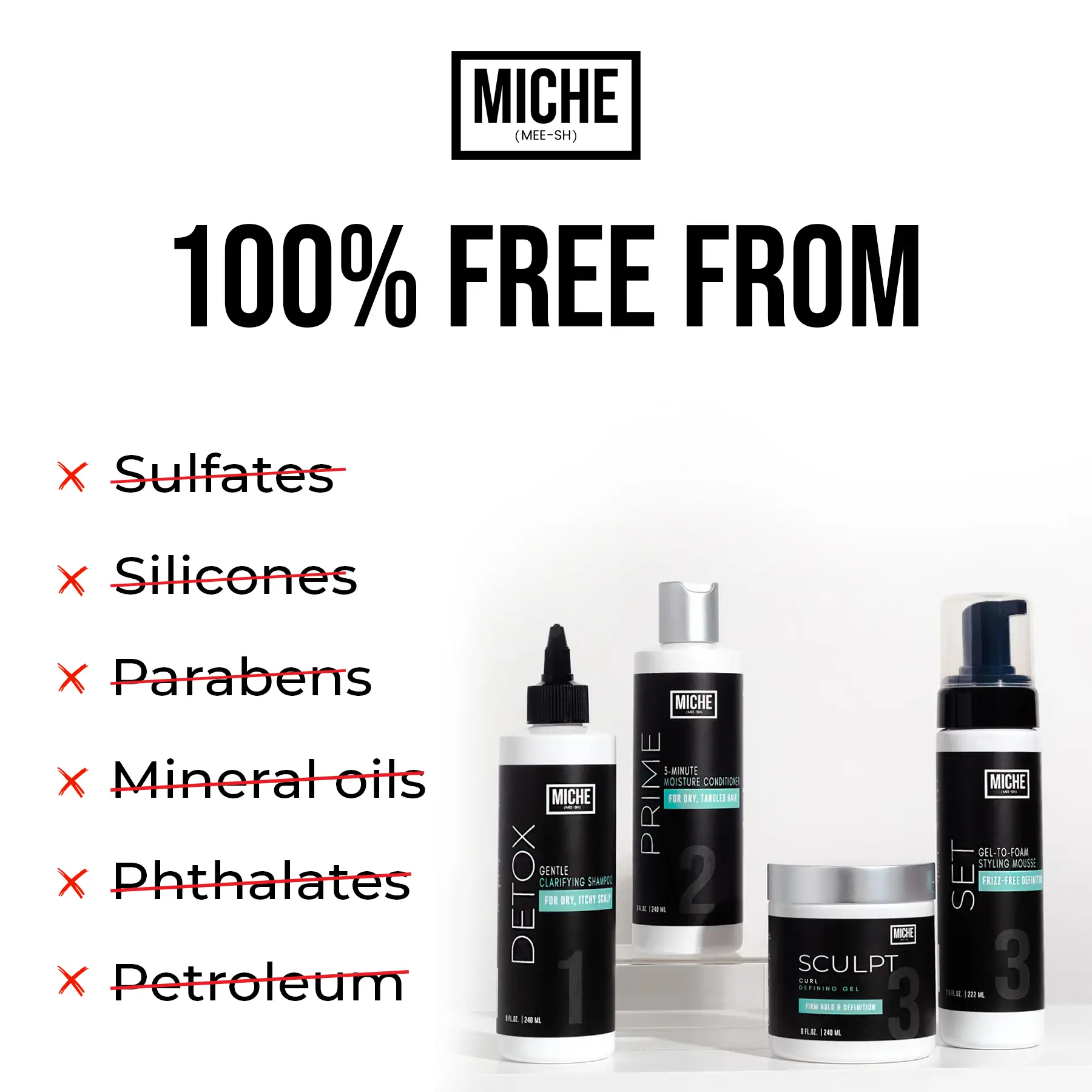 MICHE] 3-in-1 Weightless Moisture Leave-In Conditioner