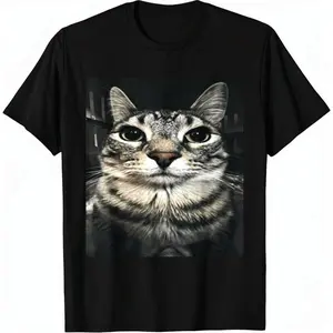 100% Cotton Silly Cat Meme T-Shirt