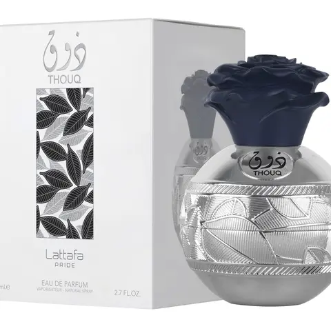 Lattafa Thouq Women's Eau De Parfum (EDP) - 80ml/2.7 fl oz, 3 to 3.9 fl oz Range, Alcohol-Free, Daily Wear, Single Item