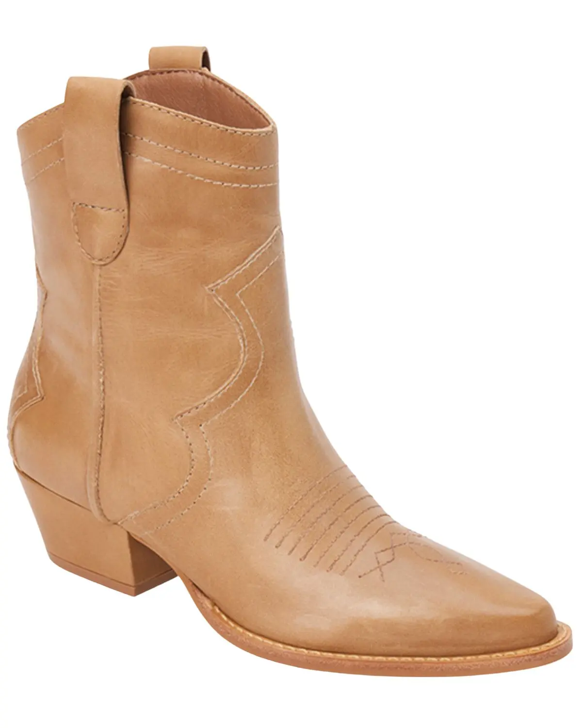 Matisse Women's Women'S Arlo Western Booties Round Toe - Arlo-Natural