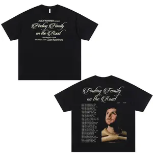Graphic Alex Finding Family on the Road 2026 World Tour Cotton T Shirt - Unisex Oversized Streetwear Concert Music Merch - Gift For Fans