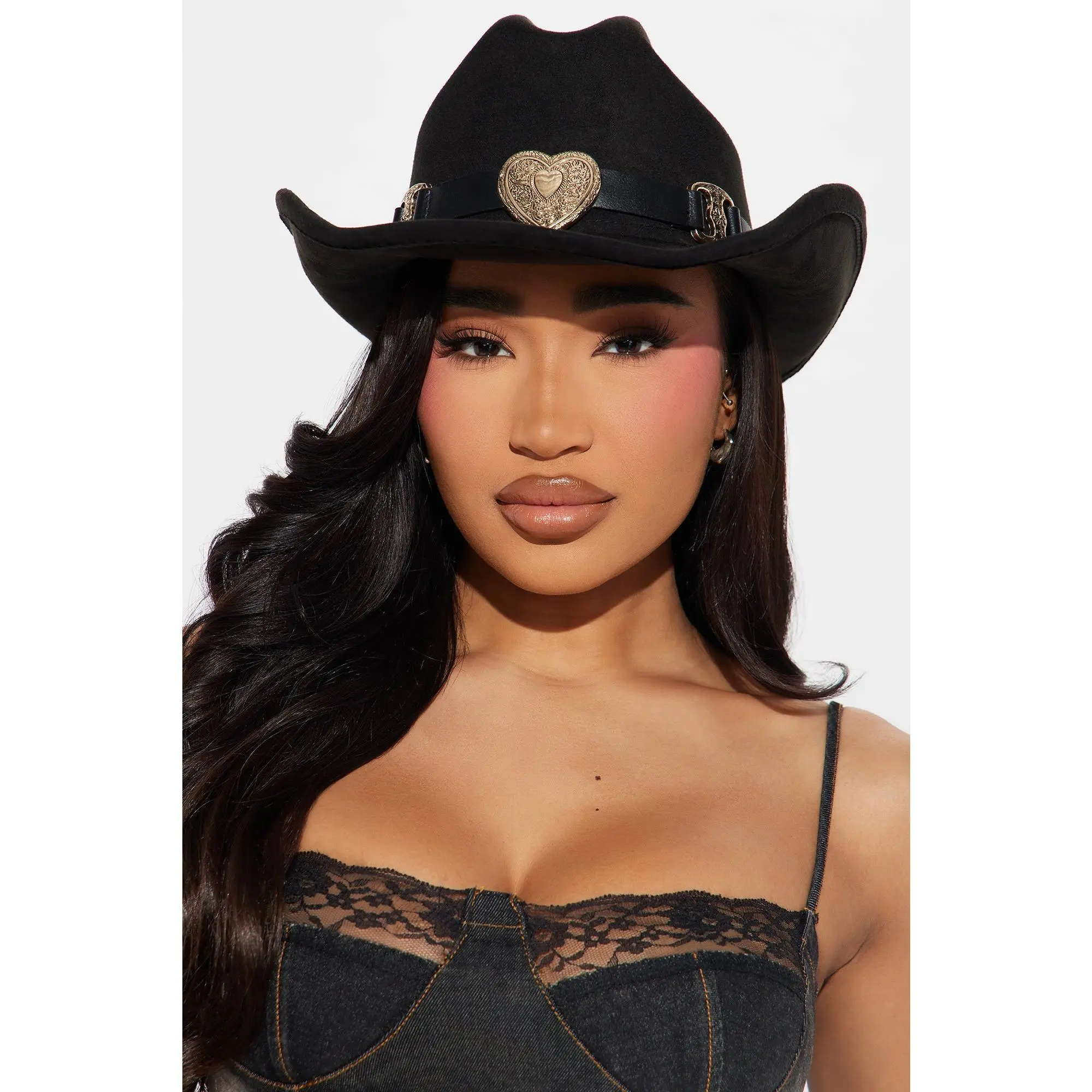 Ride Or Die Kinda Love Cowboy Hat - Black