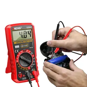 【FathersDayGift】ANENG SZ852 Digital Multimeter for Electricians, 1999 Counts, Non-Contact Voltage (NCV) Detection, AC/DC Voltage, DC Current, Resistance, Diode & Continuity Testing with Audible Alarm