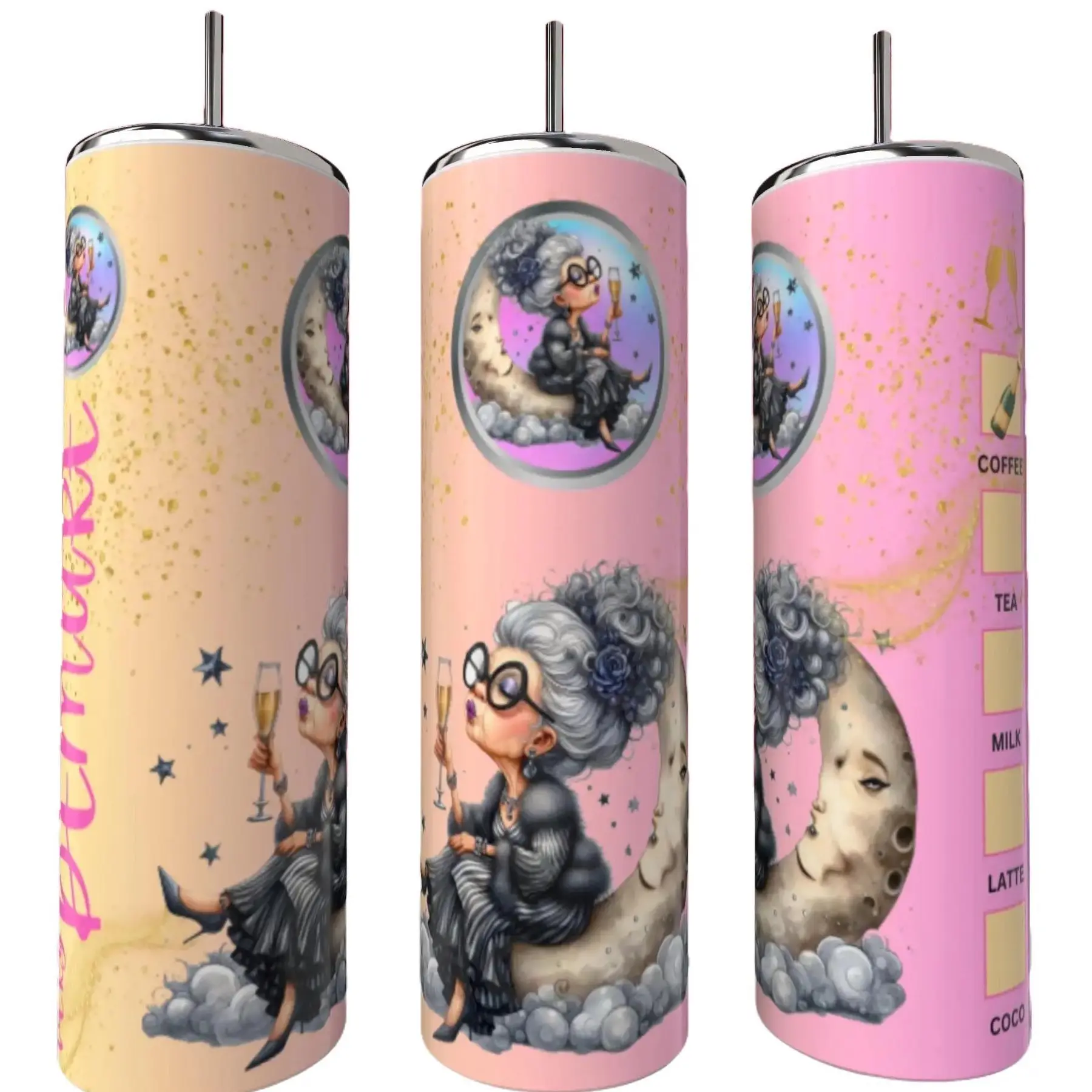 VERY DEMURE 20oz Stainless Steel Sublinate Tumbler - Ideal for Drinking and Beverage Storage - Bottle, Drinkware Portable Reusable