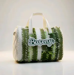 Senji Emerald Barrel Purse