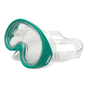 Kids Swimming Mask – Adjustable Polycarbonate Visor for Recreational Use | Green