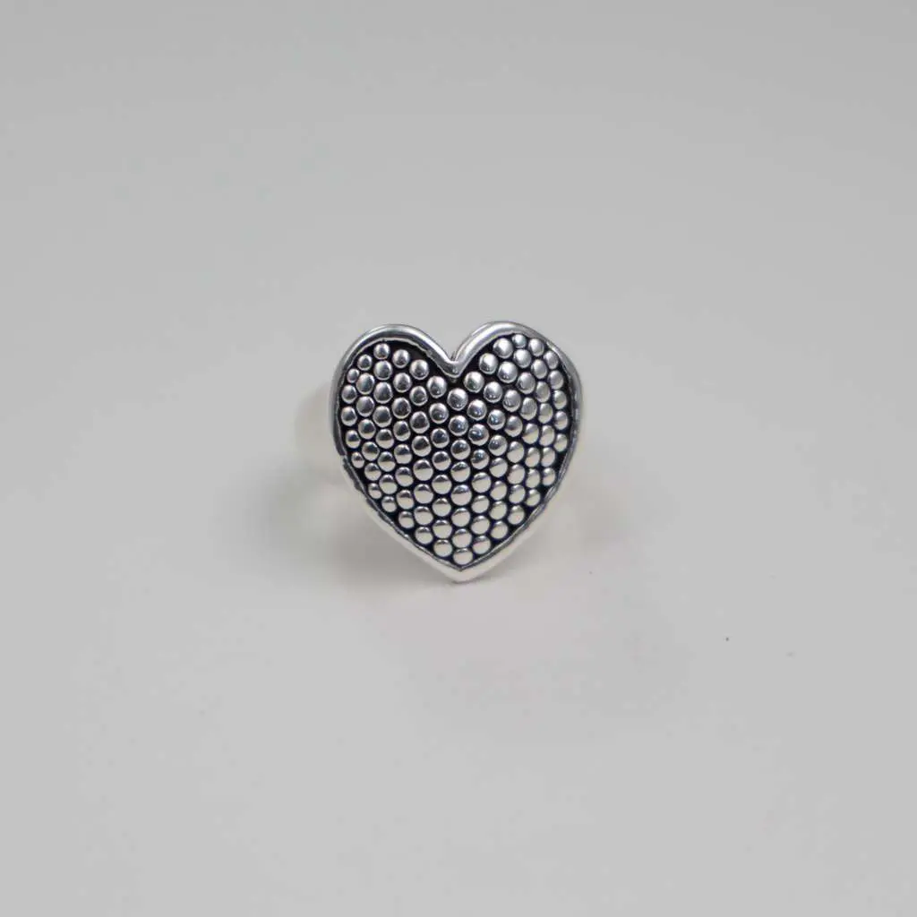 GAIA Hollow Heart Ring