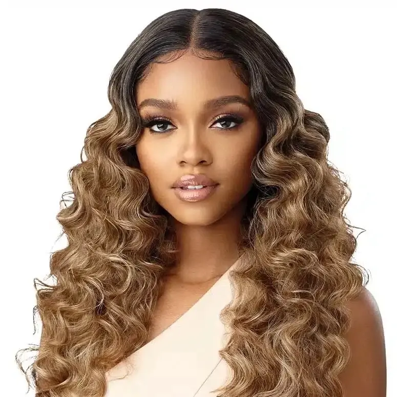 Outre Melted Hairline Synthetic 2X5 Deluxe Wide Lace Part Wig FABIOLA