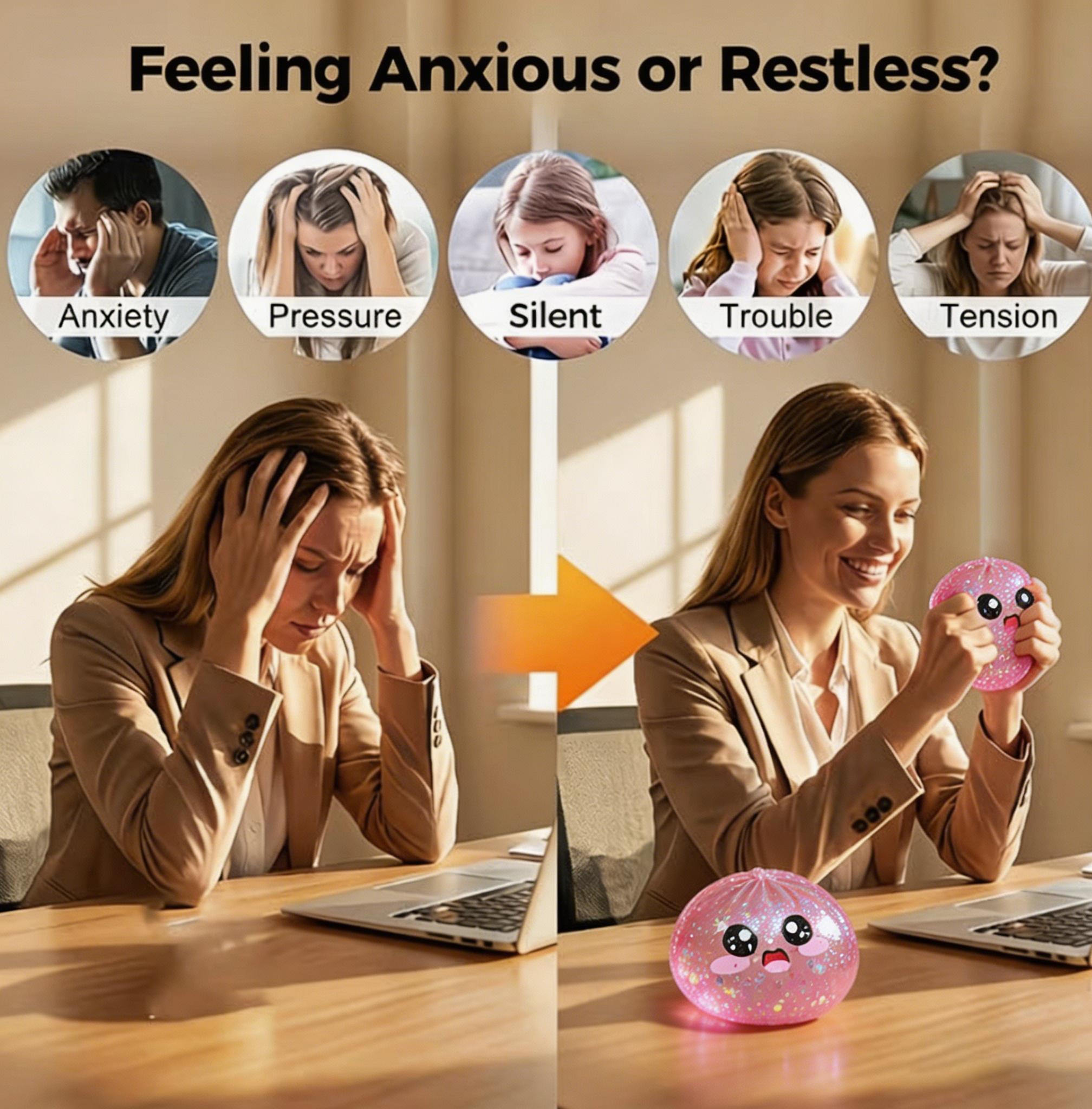 Pink Glitter Cute Steamed Bun Squishy Slow Rising Stress Relief Fidget Toy With Steamer Box