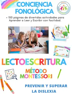 Aprendizaje de la Lectoescritura. Conciencia Fonológica. Explorando sonidos y aprendiendo las letras. Aprender a Leer y superar la Dislexia