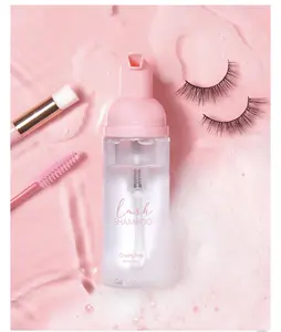 lash shampoo Cleanser helps remove dirt and makeup can be use to clean lash extensions and falsies