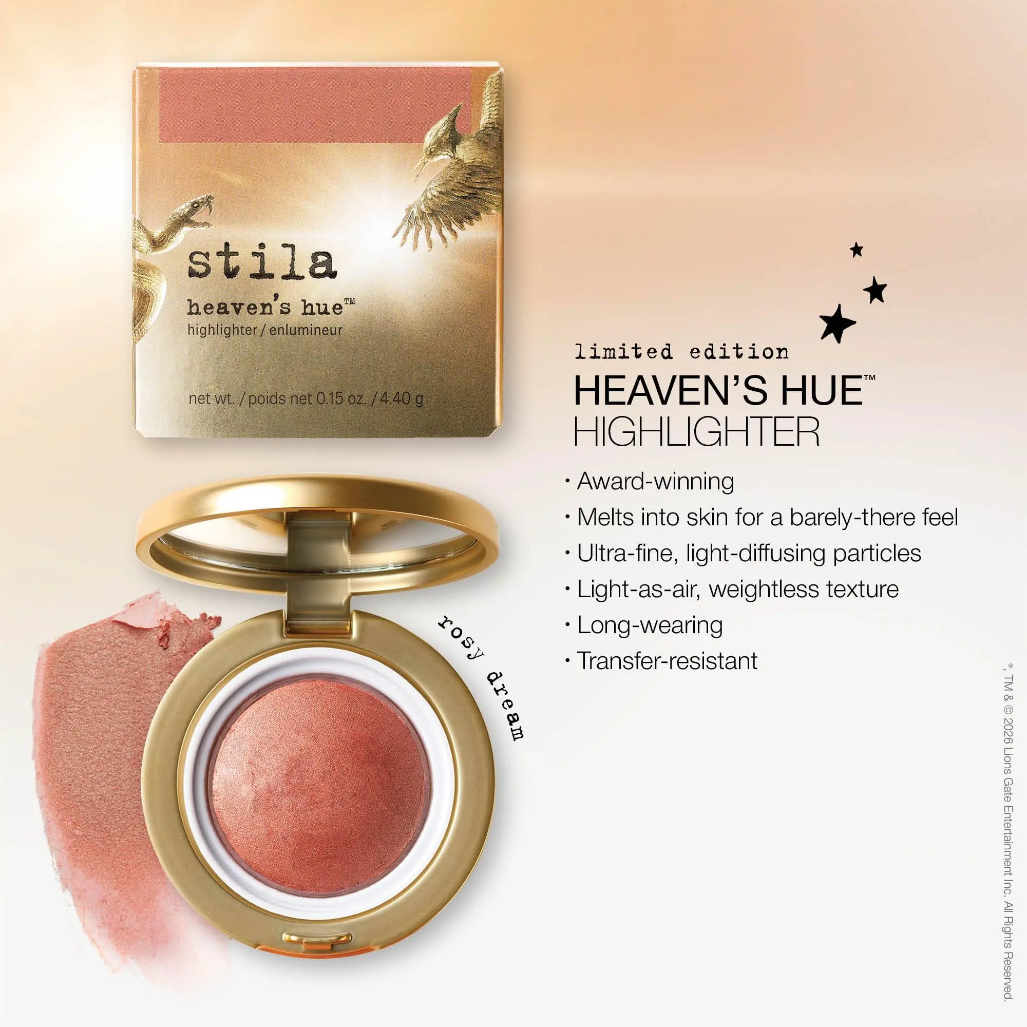 Heaven's Hue Highlighter - Rosy Dream (Travel Size)