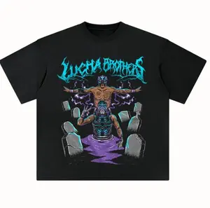 Vintage Penta & Rey Fenix WWE Graphic T-Shirt - Lucha Brothers Graphic, Bold Design with Electric Theme, Perfect for Fans of Lucha Libre