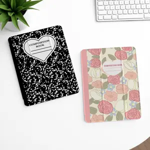 Vintage Rose Pattern Smart Trifold Case【HD338】Fits iPad Mini4-7, Air1-7, Gen5-11, Pro Galaxy Tab S6 Lite/S10 lite/A9+/S7-S10 | Auto Wake/Sleep, Ideal for Office Work & Elegant Daily Use Cover