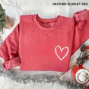 Valentine's Day Sweatshirt, Valentine's Day Shirt, Women's Favorite Top Pullover Tops
