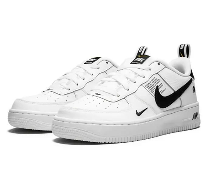Unisex White Black Functional Low Top Casual Sneakers Leather Skate Shoes Pull Tab Design Flat Sole Street Fashion Footwear For Men Women