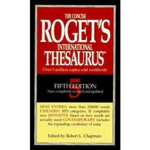 USED-The Concise Roget's International Thesaurus (5th Edition) by Robert L. Chapman (Paperback)