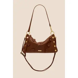 Kyle Small Sienna Flora/Brushed Gold Handbag