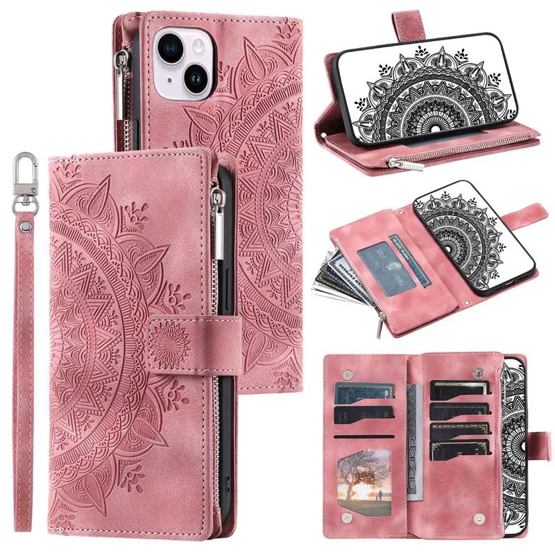 Xiomi 14T Case for Xiaomi 15 14T Pro 14 13 12 12X 12S Lite Mi 11 Lite 5G NE 10 Pro Fundas Zipper Magnetic Leather Wallet Cover