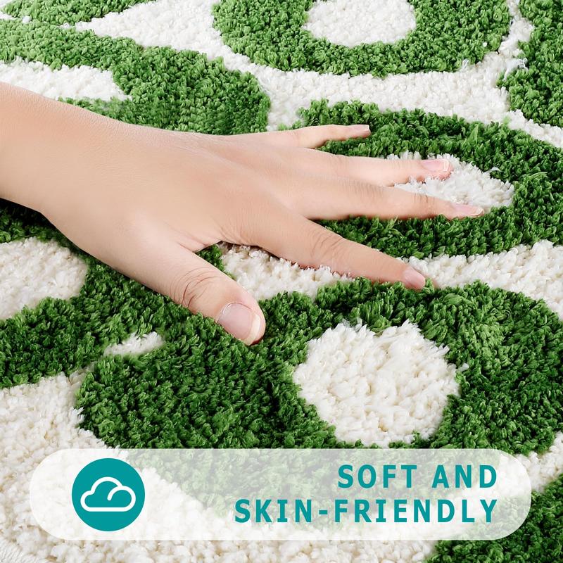 Absorbent anti-slip letter imitation cashmere simple home decor indoor carpet mat bedside bedroom room blanket Household Decorative Rug Fluffy Area Rug Geometric Graphic Rug Carpets Rugs