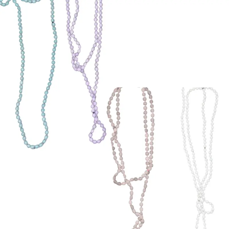 Beaded Long Necklaces - Assorted Colors, Elegant Design, Perfect for Any Outfit