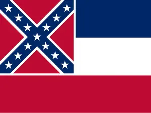 Mississippi state flag 3x5 ft - US state Flags Banners Pack Hanging Window