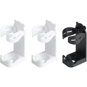 3 Pack Electric  Holder Adhesive Wall Mount Electric Razor Holder Hanger  Holder for Rechargeable Wet Dry  Beauty Shavers Hair Trimmer Bathroom Counter Organizer
